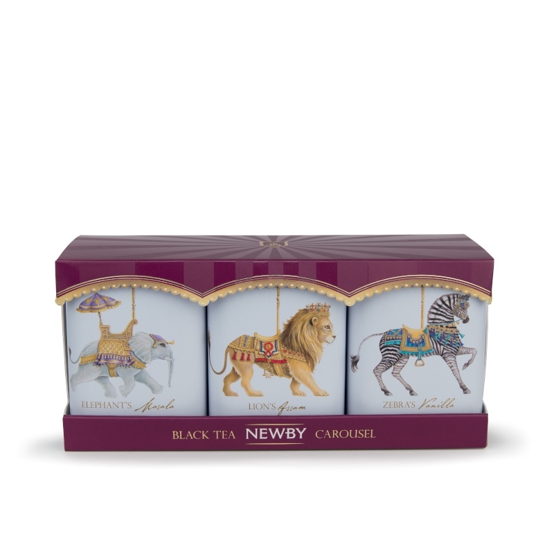 Thé Noir Newby - Collection Carrousel - 3x25g Thé Noir Newby - Collection Carrousel - 3x25g