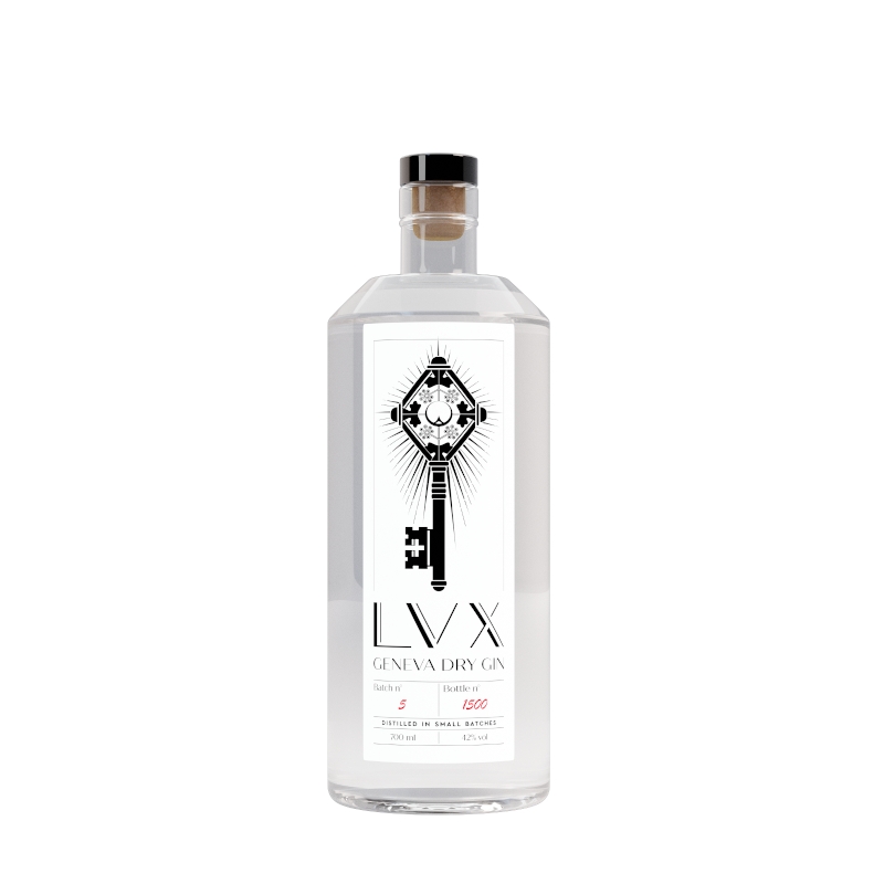 Geneva Dry Gin - LVX - 70cl - Koros.ch Geneva Dry Gin - LVX - 70cl - Koros.ch