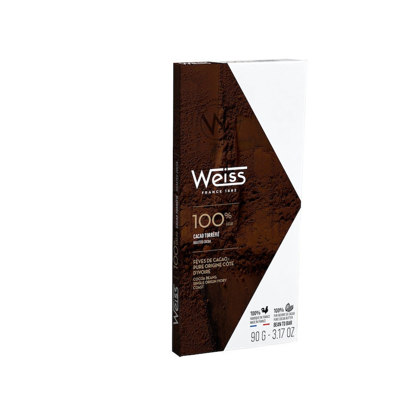 Tablette Weiss 100% Cacao