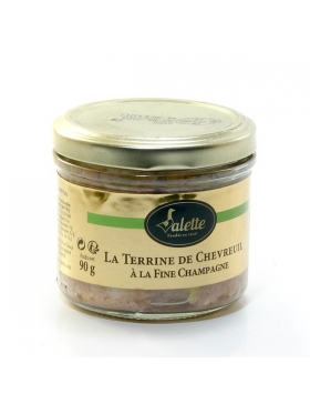 Terrine de chevreuil à la fine champagne