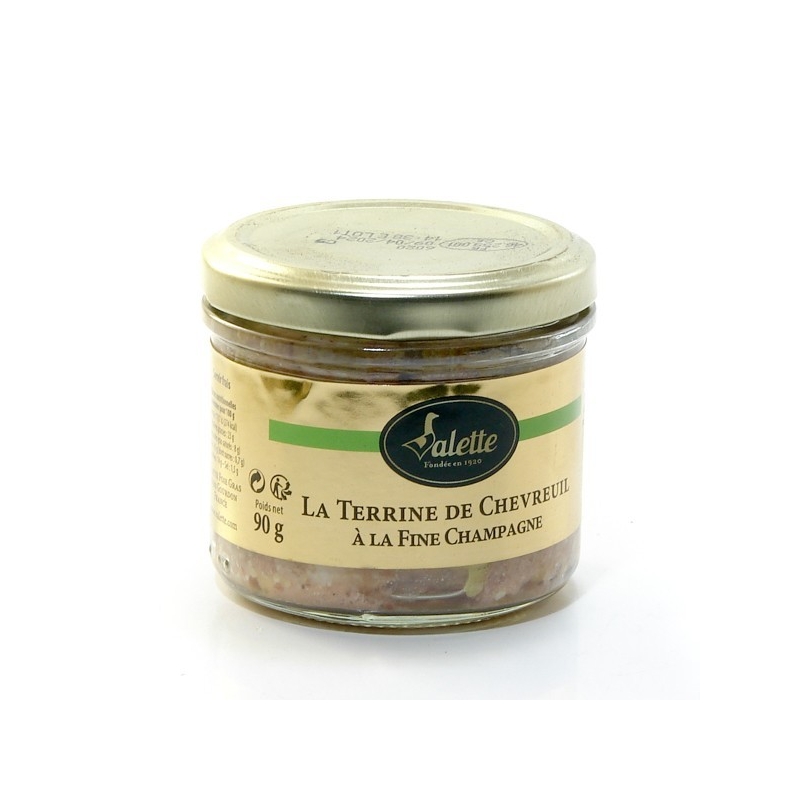 Terrine de chevreuil à la fine champagne Terrine de chevreuil à la fine champagne