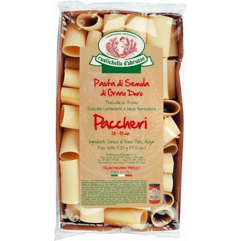 Pâtes Paccheri Rustichella - Koros.ch