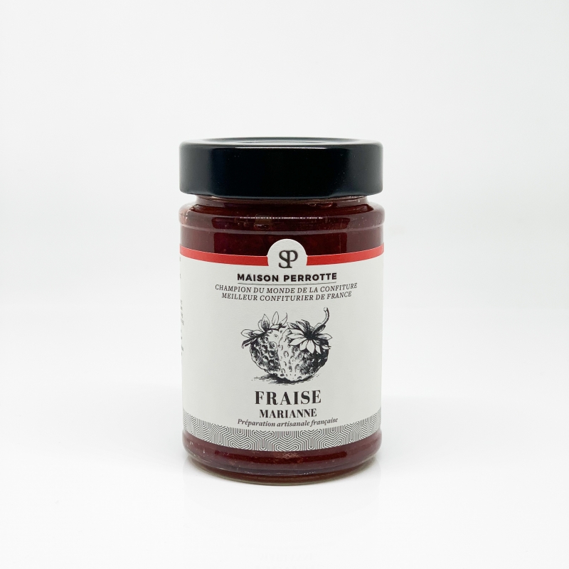 Confiture de fraise Marianne Perrotte 220g Confiture de fraise Marianne Perrotte 220g