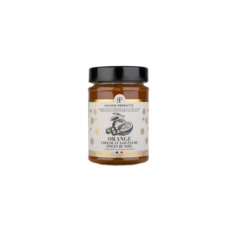 Confiture Orange, Chocolat et Epices de Noël - Koros.ch