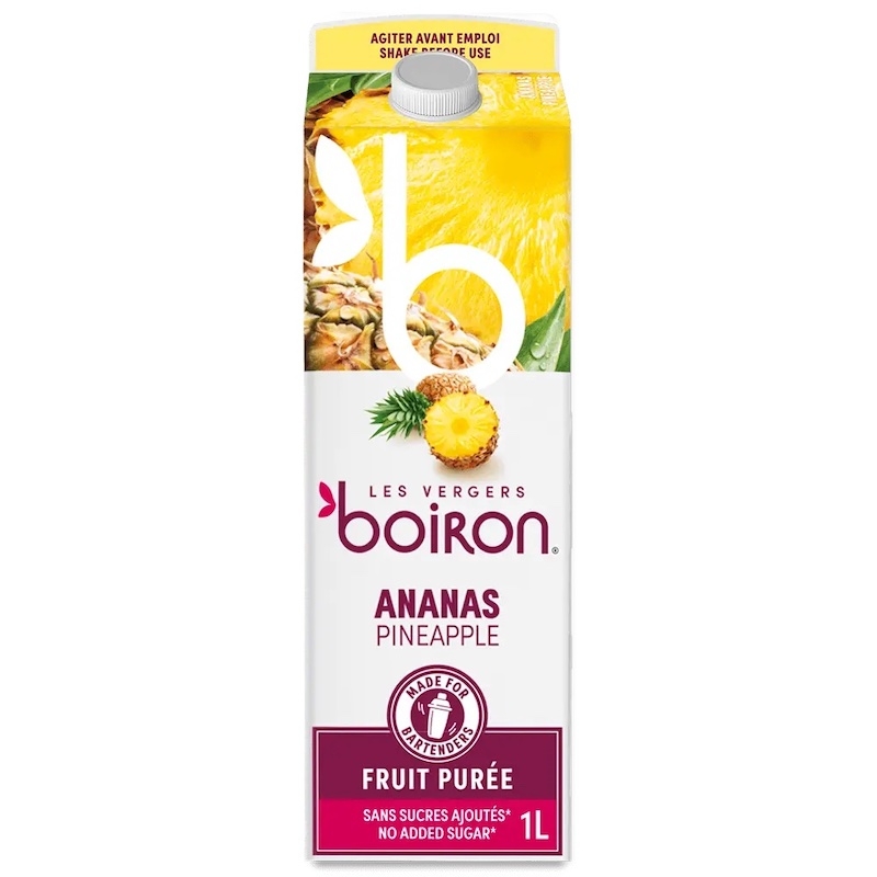 Purée d'Ananas, Les Vergers de Boiron, 1L Purée d'Ananas, Les Vergers de Boiron, 1L