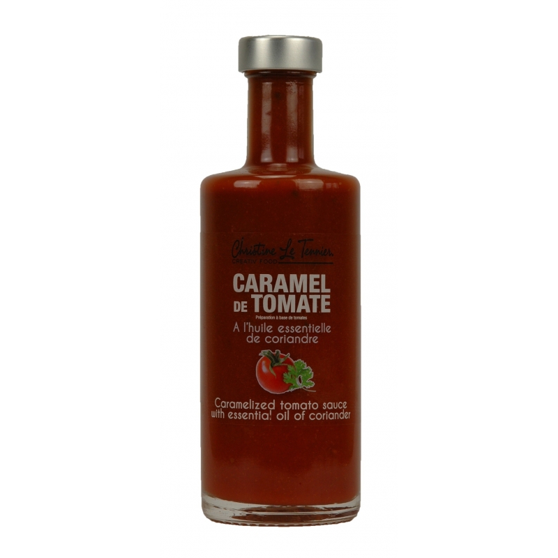 Caramel de Tomate à l'Huile Essentielle de Coriandre Caramel de Tomate à l'Huile Essentielle de Coriandre